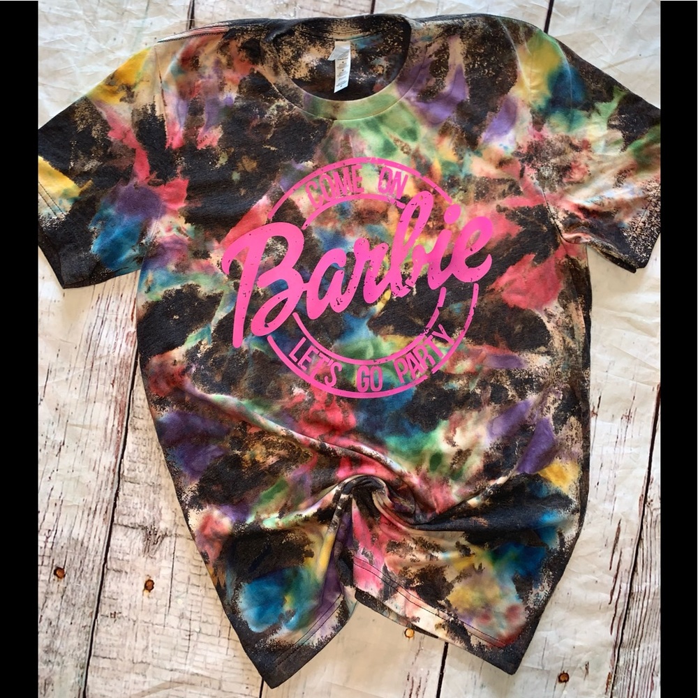 SOLD.  Barbie Bleached Tee